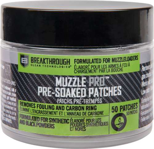 BREAKTHROUGH MUZZLELOADER ROUND PRESOAKED PATCHES