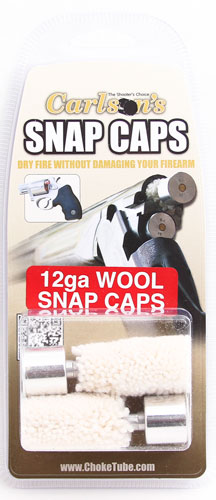 CARLSONS SNAP CAP 12GA ALUMINUM/WOOL 2PK