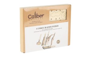 CBG CALIBER WOOD KNIVES PUZ 6 PCS