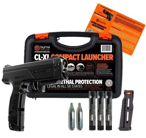 BYRNA CL-XL UNIVERSAL KIT BLACK 7RD 12G BOOST 15 PROJ