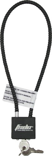 REGAL CABLE LOCK 15" COATED 1-PK W/2 KEYS CA DOJ APPROVED