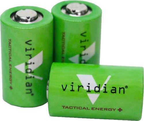 VIRIDIAN LITHIUM BATTERY CR2 3-PACK FITS C-SERIES