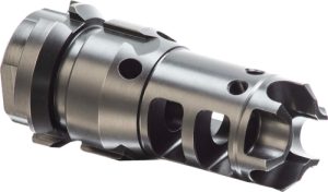 LANTAC DRAGON MUZZLE BRAKE 9MM 1/2-28 DEAD AIR KEYMO WOLFMAN
