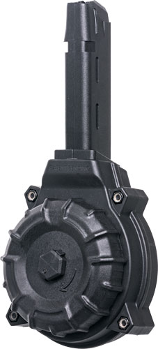 PRO MAG MAGAZINE FOR GLOCK 17 19 9MM 50RD DRUM BLACK POLYMER
