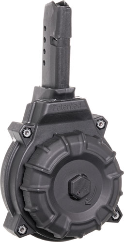 PRO MAG MAGAZINE FOR GLOCK 43 9MM 50RD DRUM BLACK POLYMER