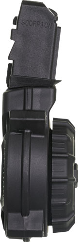 PRO MAG MAGAZINE CZ SCORPION 9MM 50RD DRUM BLACK POLY