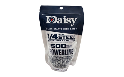 DAISY 1/4"STEEL SLINGSHOT AMMO 500CT