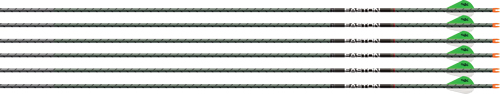 EASTON ARROW 5MM FMJ MAX 300 2" BLAZER HALF-OUT 6PK