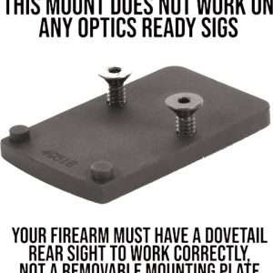 EGW SCOPE MOUNT TRIJICON RMR FOR SIG P220-229 & 320 BLACK