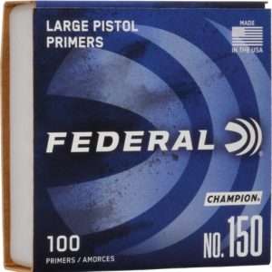 FEDERAL PRIMERS LARGE PISTOL 5000 PACK CASE