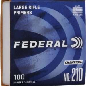 FEDERAL PRIMERS LARGE RIFLE 5000 PACK CASE