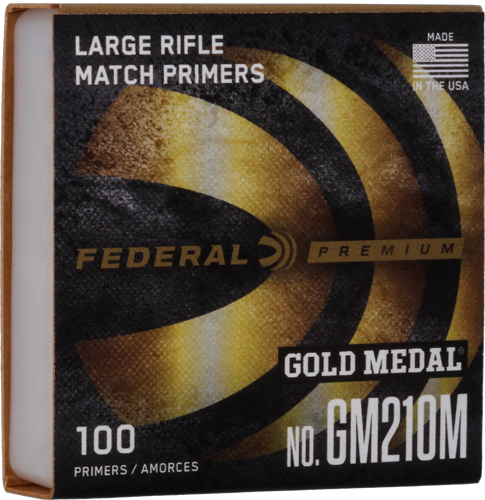 FEDERAL PRIMERS LARGE RIFLE GOLD MEDAL 5000 PACK CASE - Image 2