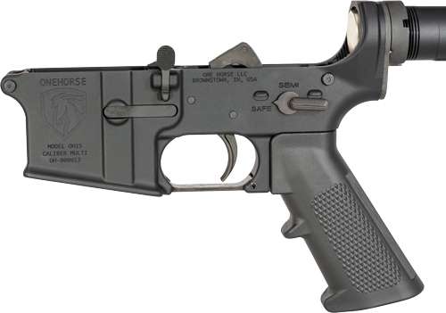 ONE HORSE AR15 COMPLETE LOWER RECEIVER ALUMINUM BLACK