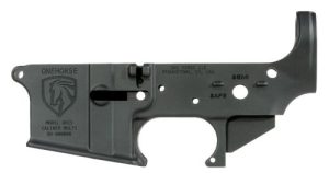 ONE HORSE AR15 STRIPPED LOWER RECEIVER ALUMINUM BLACK