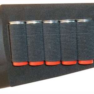GROVTEC SHOTGUN SHELL HOLDER BUTTSTOCK SLEEVE OPEN STYLE BK