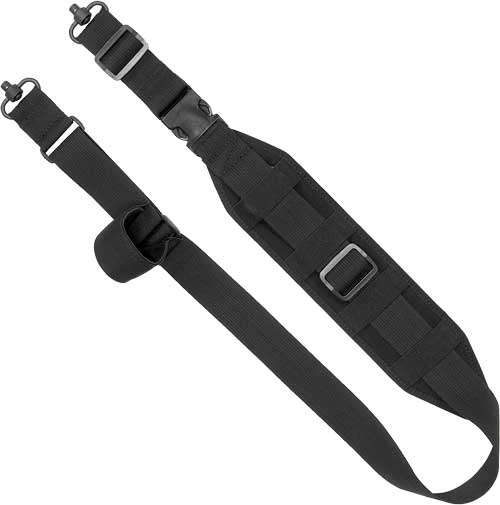 GROVTEC QS HEAVY GUNNER PADDED SLING 1.5" WEBB 3" PAD BLACK