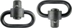 GROVTEC HD PUSH BUTTON SWIVELS BLACK 1 1/4" 2-PACK