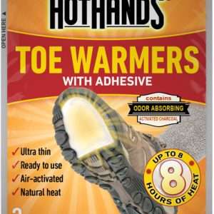 HOTHANDS TOE WARMERS 40 PAIR 8 HOUR W/ ADHESIVE