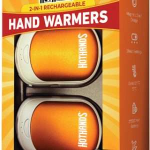 HOTHANDS 2-IN-1 RECHARGEABLE HAND WARMERS 2 WARMERS 10 HOUR