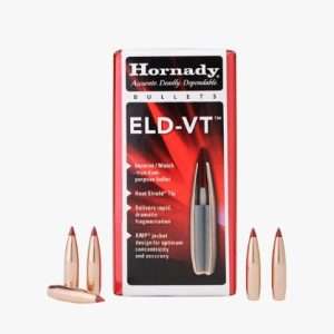 HORNADY BULLETS 22 CAL .224 69GR. ELD-VT 100CT 25BX/CS
