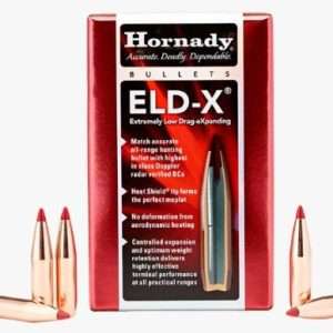 HORNADY BULLETS 25CAL. .257 128GR. ELD-X 100CT 25BX/CS