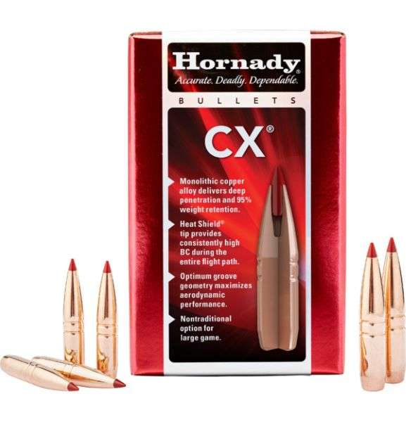 HORNADY BULLETS 6.5MM .264 90GR CX 50CT 25BX/CS