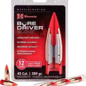 HORNADY 45CAL BORE DRIVER 280GR ELD-X 12CT 10BC/CS