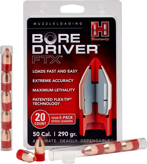 HORNADY 50CAL BORE DRIVER 3499 290GR FTX 20CT 10BX/CS