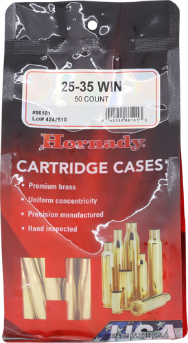 HORNADY UNPRIMED CASES 25-35 WIN 50 PACK 5PK/CS
