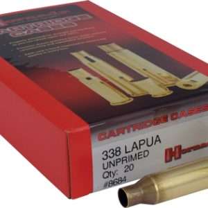 HORNADY UNPRIMED CASES 338 LAPUA MAGNUM 20 PACK 5PK/CS