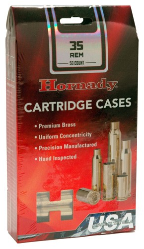 HORNADY UNPRIMED CASES 35 REM 50 PACK 5PK/CS