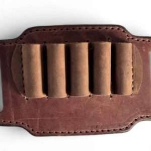 1791 HUNT AMMO BELT SLIDE LARGE RIFLE AMBI BROWN