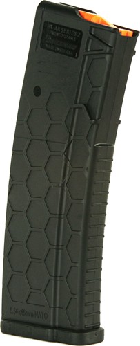 HEXMAG MAGAZINE AR-15 5.56X45 30RD BLACK POLYMER SERIES 2