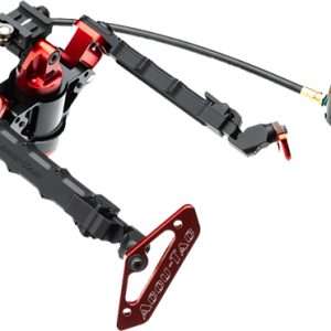ACCU-TAC BIPOD HYB500 HYDRO PICATINNY WITH REMOTE BLK/RED