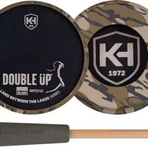 KNIGHT AND HALE DOUBLE UP POT CALL ALUMINUM/GLASS GREENLEAF