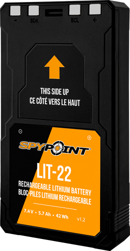 SPYPOINT LITHIUM BATTERY PACK LIT-22 7.4 VOLT