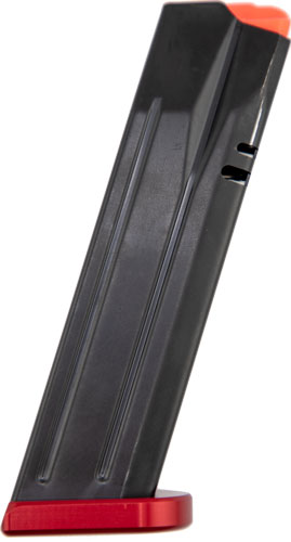 CZ MAGAZINE P-10F/P09/DWX 9MM 19RD BLACK RED BASE PLATE