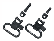 MICHAELS SWIVEL SET WITH TWO WOOD SCREW STUDS BLACK