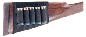 MICHAELS SHOTGUN BUTTSTOCK SHELL CARRIER 5-LOOP BLACK