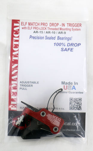 ELFTMANN TRIGGER AR-15 MATCH PRO CURVED FNGR ADJ 2.75-4LBS - Image 2