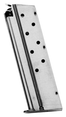 MEC-GAR MAGAZINE 1911 GOVT. 10MM 8RD NICKEL