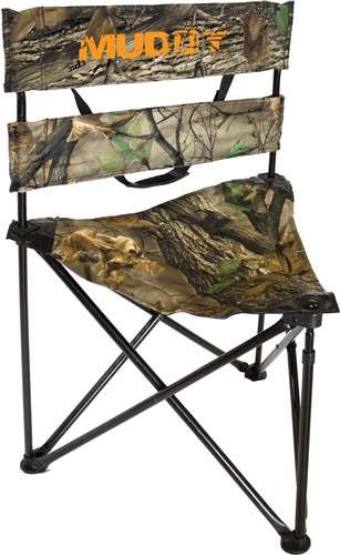 MUDDY FOLDING TRIPOD GROUND SEAT EPIC CAMO 250LB RATING