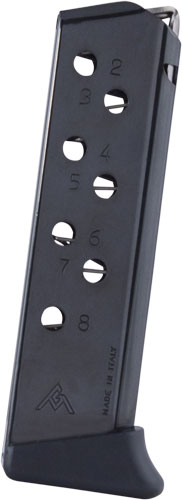 MEC-GAR MAG WALTHER PP 32ACP 8RD FINGER REST BLUED
