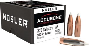 NOSLER BULLETS 375 CAL .375 300GR ACCUBOND 50CT