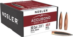 NOSLER BULLETS 30 CAL .308 210GR ACCUBOND LR 100CT