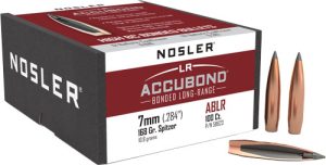 NOSLER BULLETS 7MM .284 168GR ACCUBOND LR 100CT