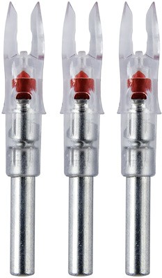 NOCKTURNAL LIGHTED NOCK S-SERIES RED 3/PACK