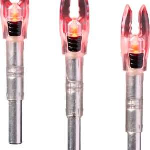 NOCKTURNAL SHIFT LIGHTED NOCK UNIVERSAL RED 3PK