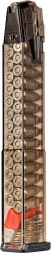 ETS MAGAZINE OMEGA GLOCK 17/19 9MM 30RD TRANS POLY 17/19/19X - Image 4