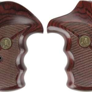 PACHMAYR LAMINATED WOOD GRIPS S&W K&L-FRAME RND BUTT ROSEWD